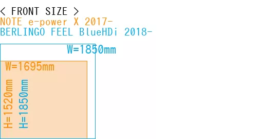 #NOTE e-power X 2017- + BERLINGO FEEL BlueHDi 2018-